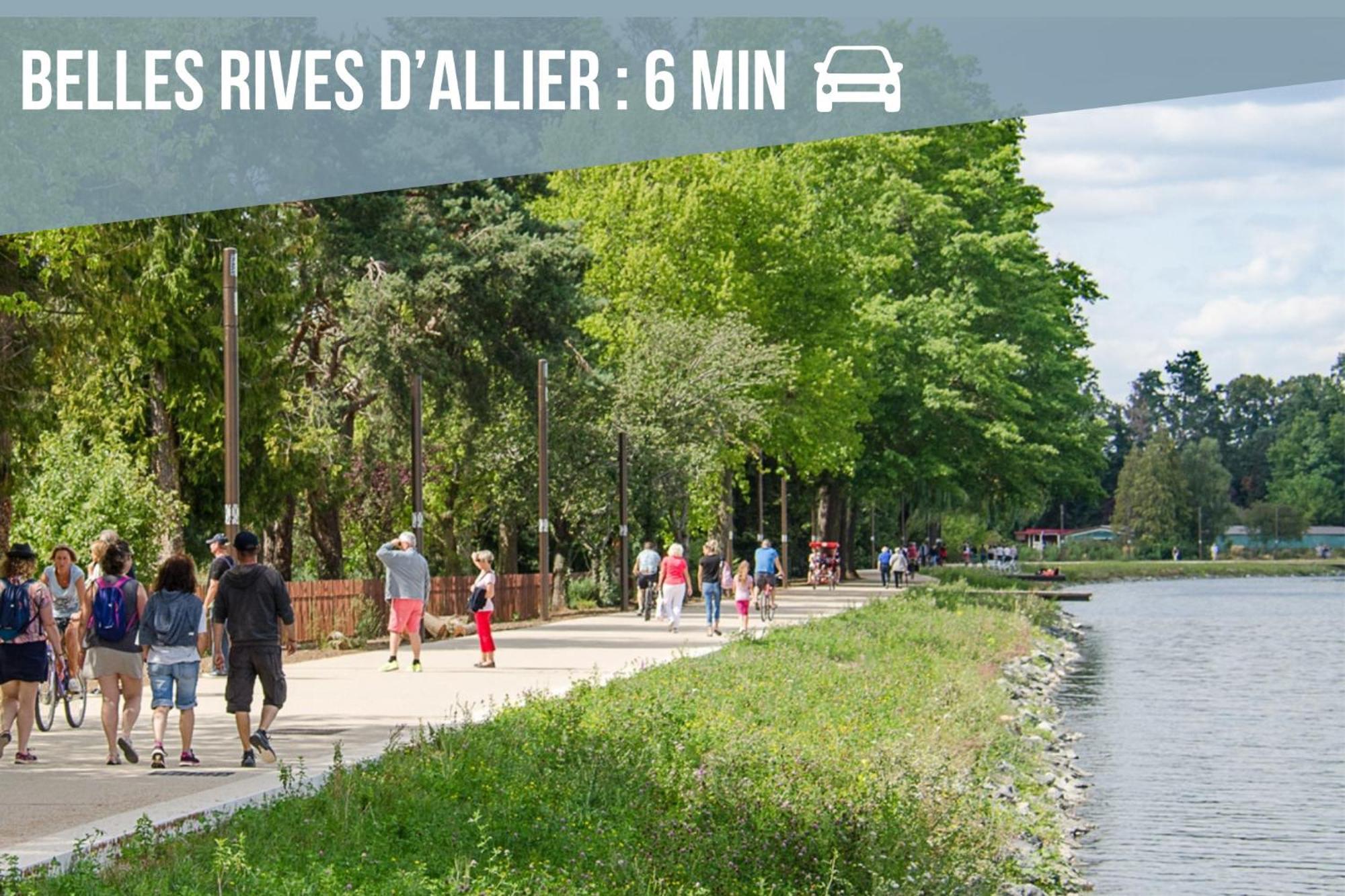 벨히브 쉬르 알리에 Calme Et Terrasse Privee Pres De Vichy 아파트 외부 사진